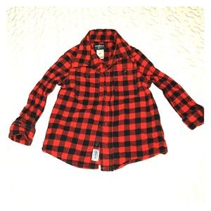 Baby boy flannel shirt